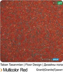 Granit - Multicolor Red